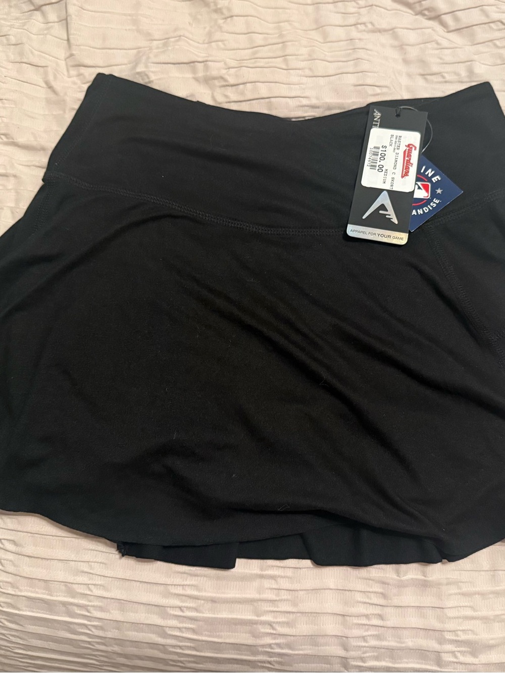 Antigua Black Athletic Skort with Tags -Cleveland Guardians NWT